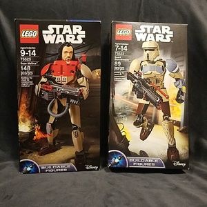 Lego star wars buildable figure 75525 and 75523
